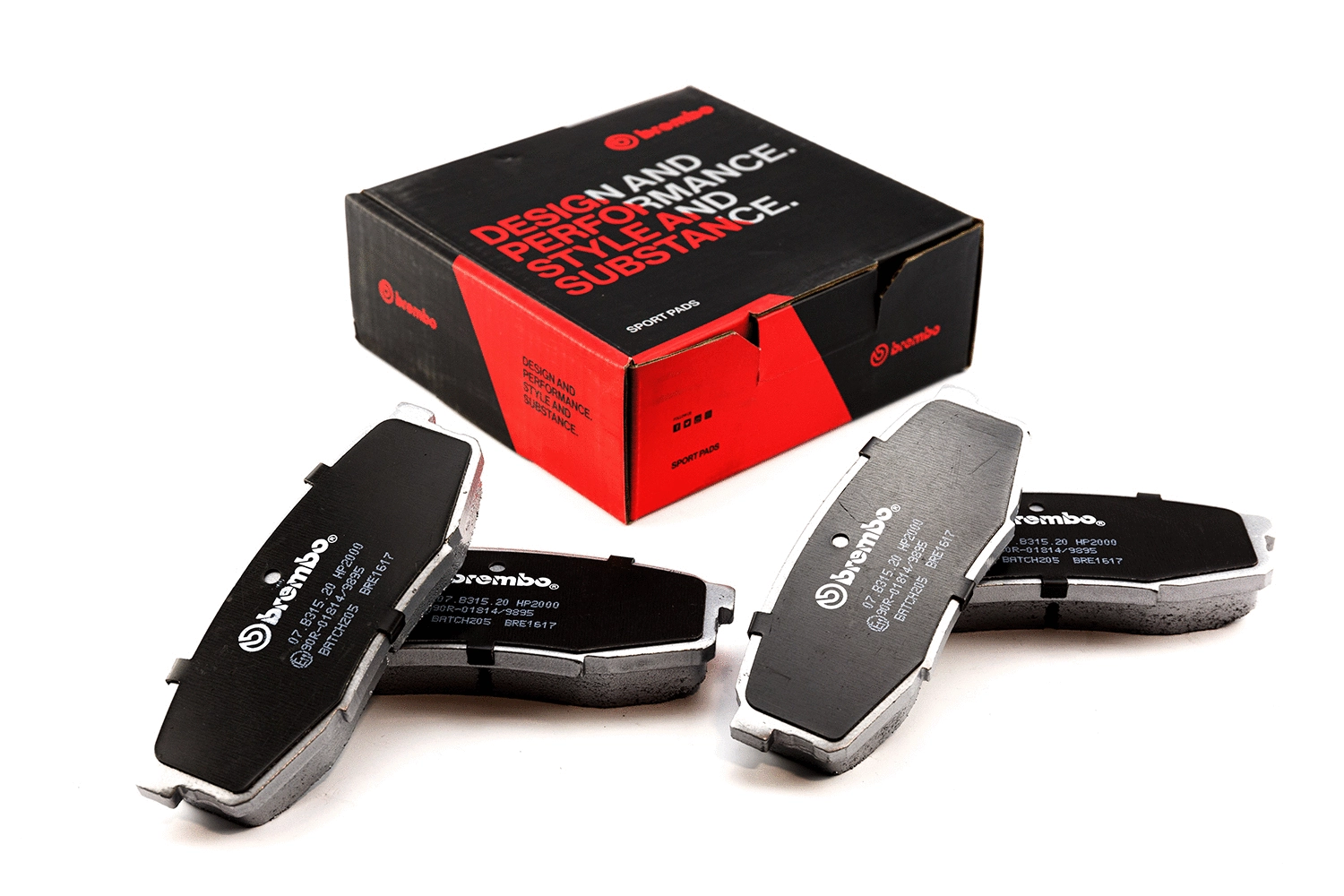 High Performance Brake Pad Set (07.B315.20)