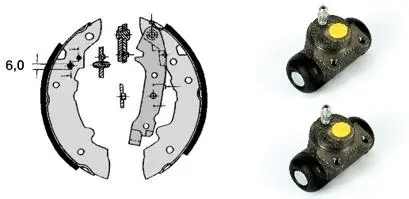 Brake Shoe Set (H 61 024)