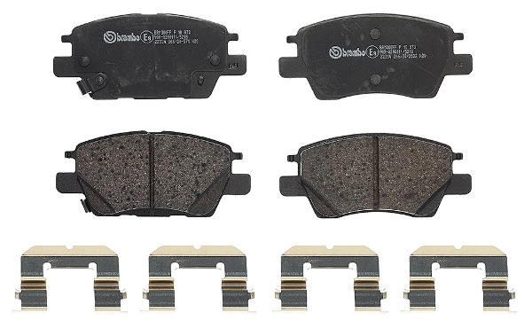 Brake Pad Set, disc brake (P 10 073)