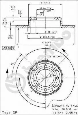 Brake Disc (08.3437.10)