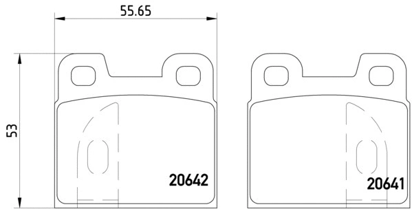 Brake Pad Set, disc brake (P 23 004)