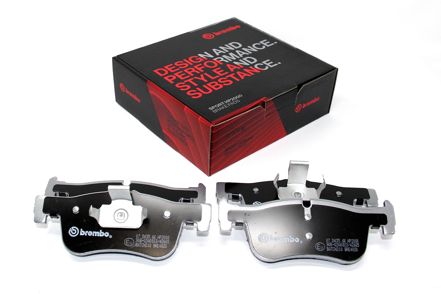 High Performance Brake Pad Set (07.D435.66)