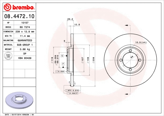 Brake Disc (08.4472.10)