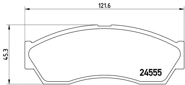 Brake Pad Set, disc brake (P 52 019)