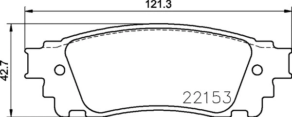 Brake Pad Set, disc brake (P 83 166)
