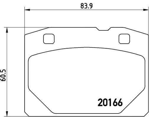 Brake Pad Set, disc brake (P 41 001)