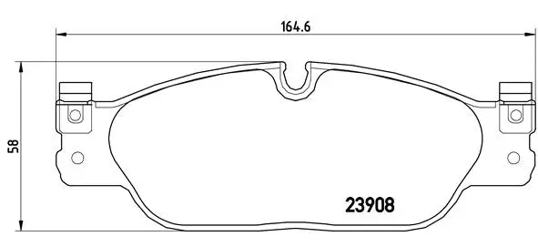 Brake Pad Set, disc brake (P 36 021)