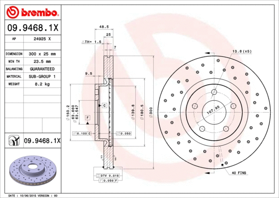 Brake Disc (09.9468.1X)