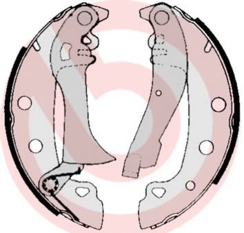 Brake Shoe Set (S 23 503)