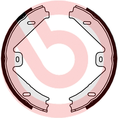 Brake Shoe Set, parking brake (S 50 525)