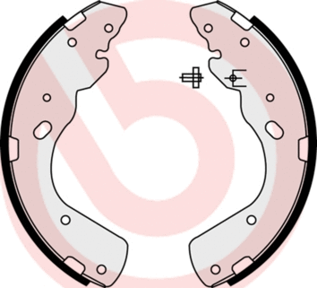 Brake Shoe Set (S 23 576)