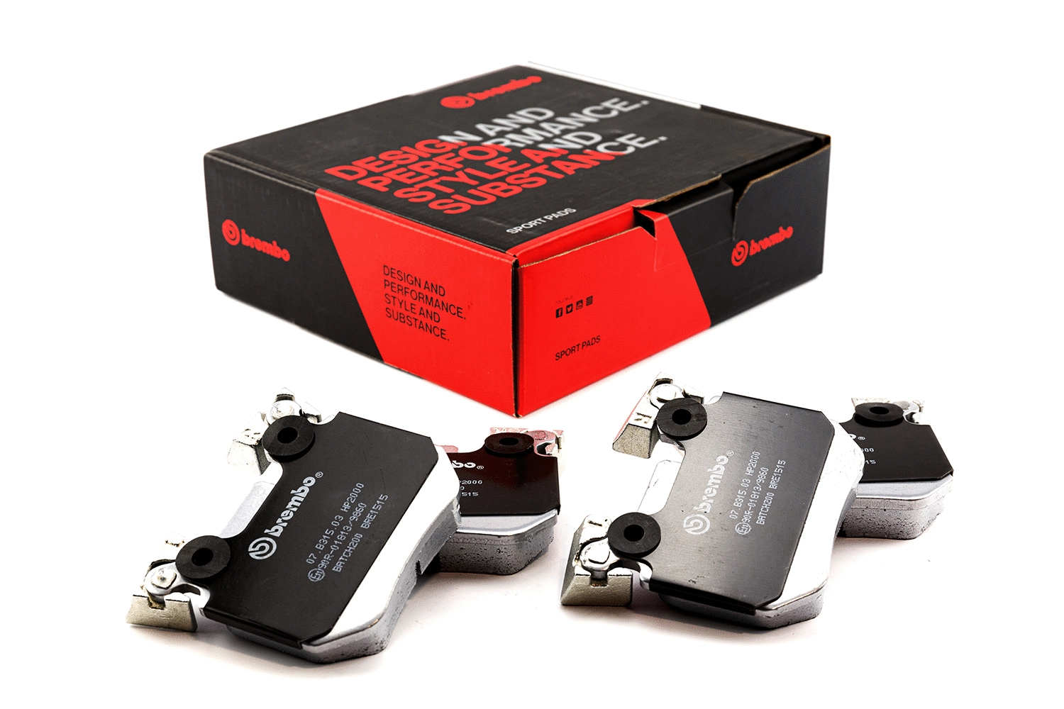 High Performance Brake Pad Set (07.B315.03)