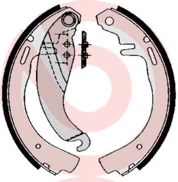 Brake Shoe Set (S 59 506)