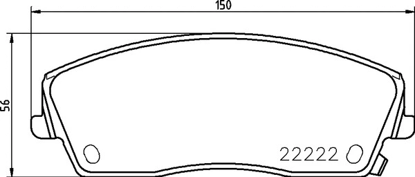 Brake Pad Set, disc brake (P 11 041)