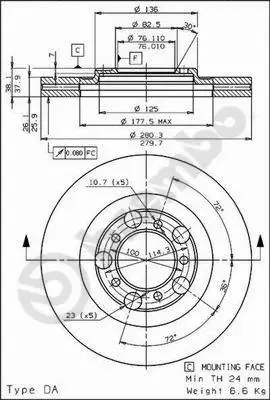 Brake Disc (09.7791.10)