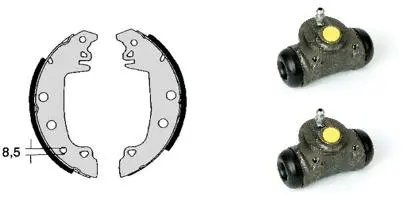 Brake Shoe Set (H 61 039)