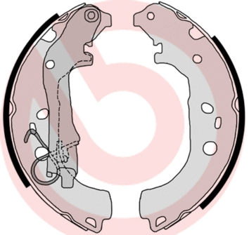 Brake Shoe Set (S 23 518)