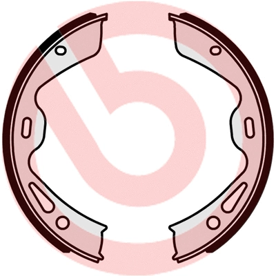 Brake Shoe Set, parking brake (S 65 504)