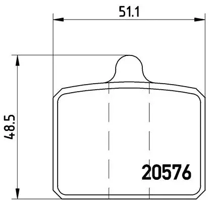 Brake Pad Set, disc brake (P 85 001)