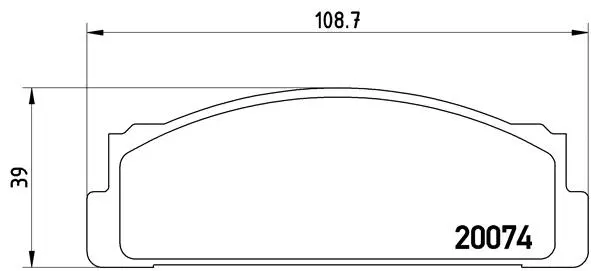 Brake Pad Set, disc brake (P 23 002)