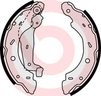 Brake Shoe Set (S 50 504)