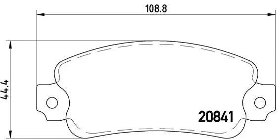 Brake Pad Set, disc brake (P 23 014)