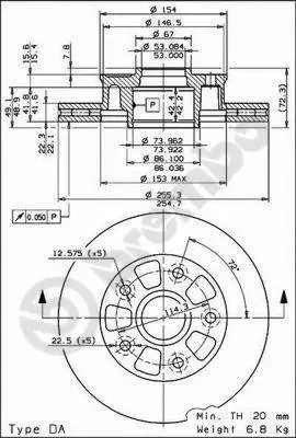 Brake Disc (09.6851.20)