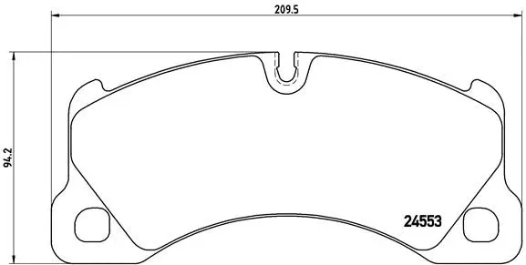 Brake Pad Set, disc brake (P 65 017)