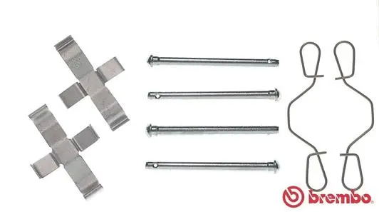Accessory Kit, disc brake pad (A 02 318)
