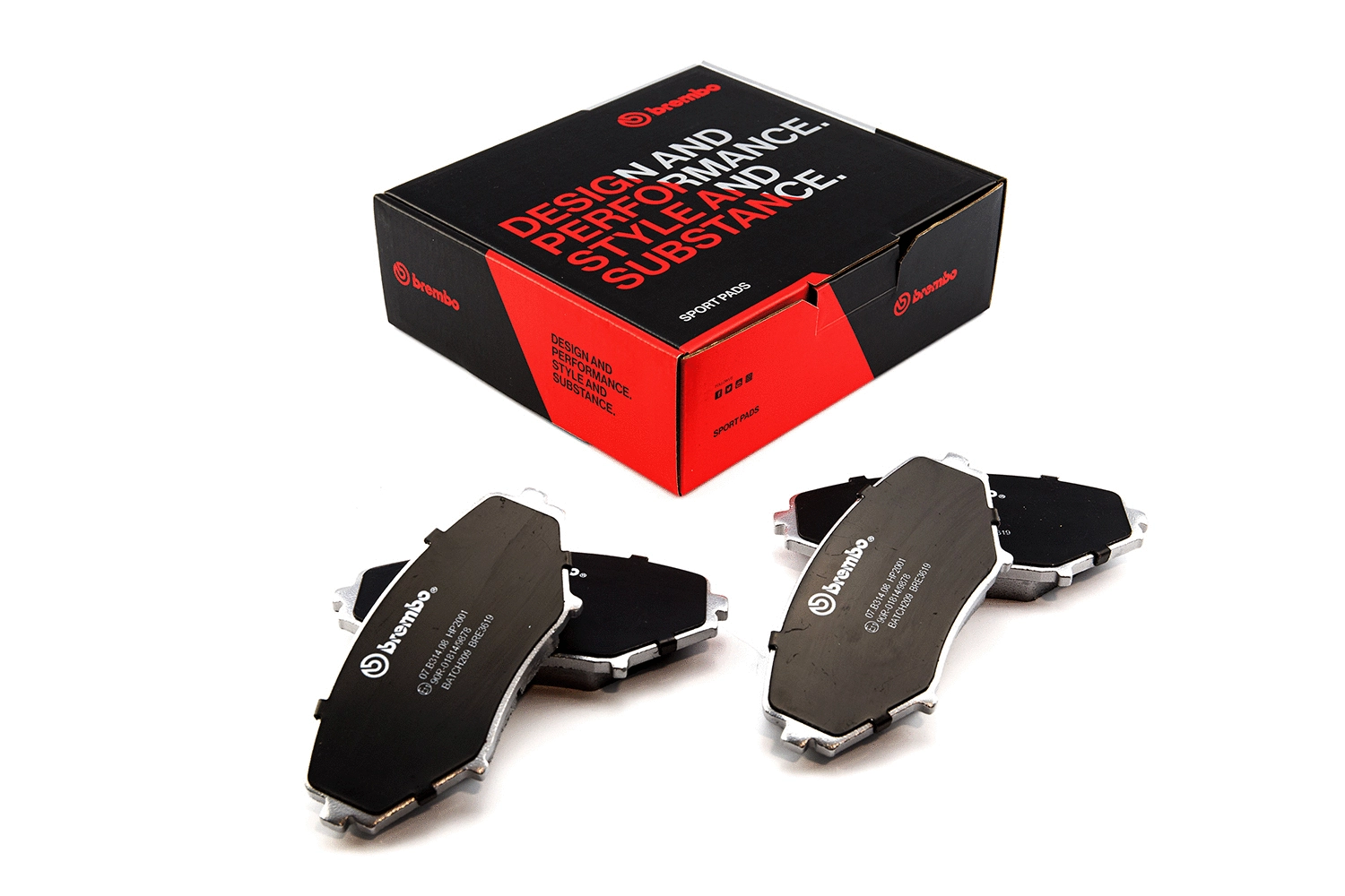 High Performance Brake Pad Set (07.B314.08)