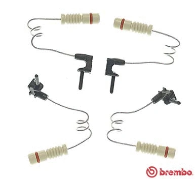 Warning Contact, brake pad wear (A 00 387)