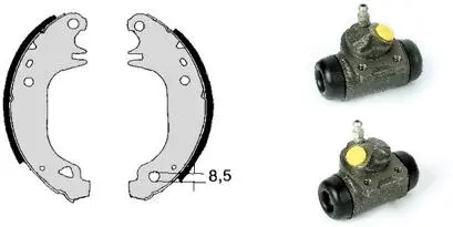 Brake Shoe Set (H 68 026)