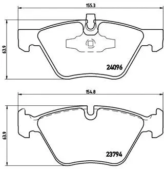 Brake Pad Set, disc brake (P 06 040)