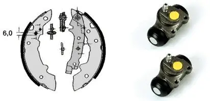 Brake Shoe Set (H 61 025)