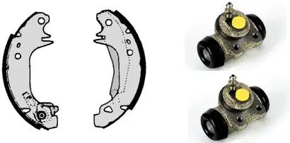 Brake Shoe Set (H 61 040)