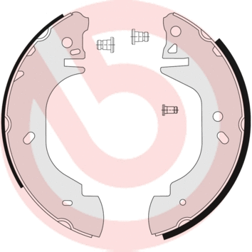 Brake Shoe Set (S 24 523)