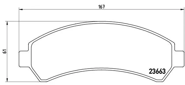 Brake Pad Set, disc brake (P 10 016)