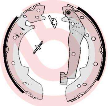 Brake Shoe Set (S 68 505)