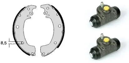 Brake Shoe Set (H 68 020)