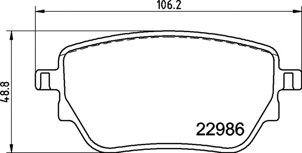 Brake Pad Set, disc brake (P 50 151)