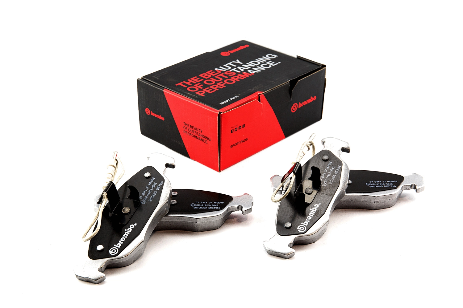High Performance Brake Pad Set (07.B314.37)