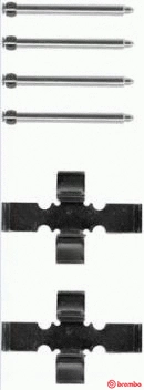 Accessory Kit, disc brake pad (A 02 219)