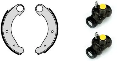 Brake Shoe Set (H 61 014)