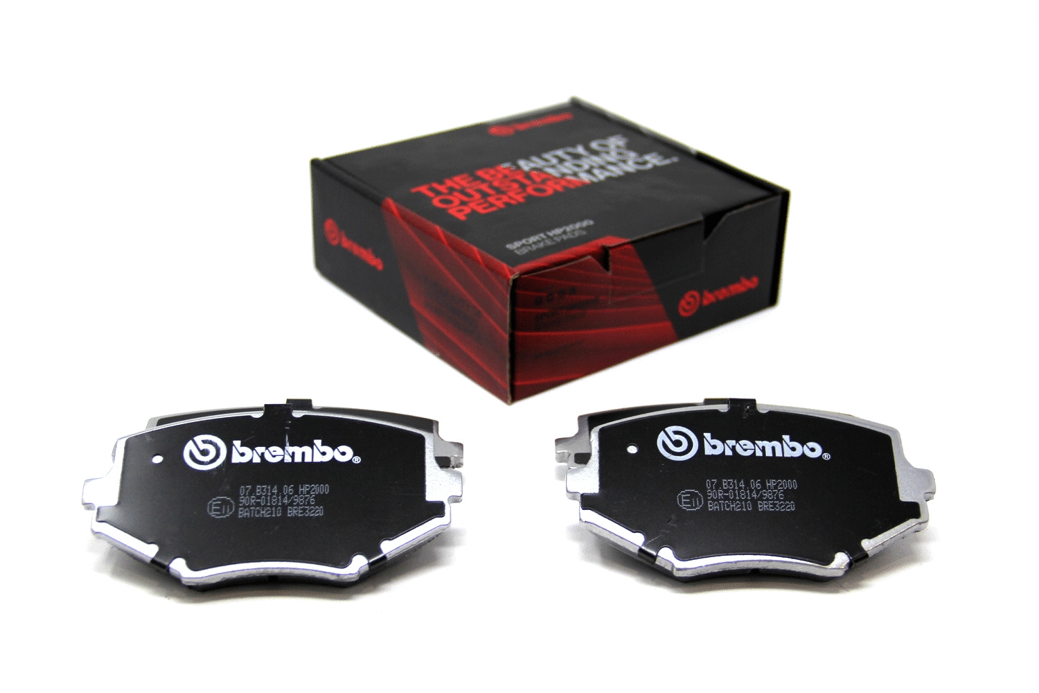 High Performance Brake Pad Set (07.B314.06)
