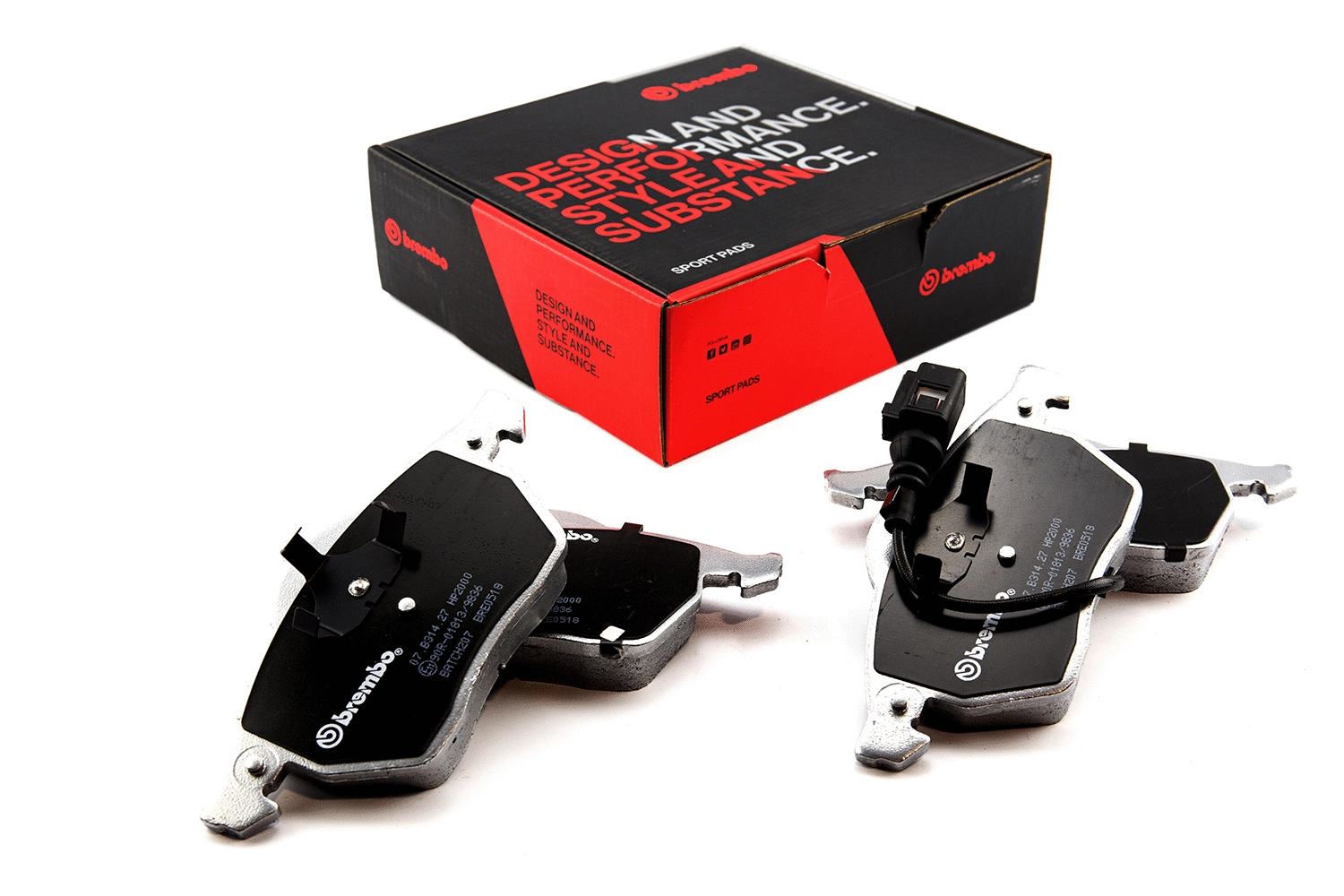 High Performance Brake Pad Set (07.B314.27)