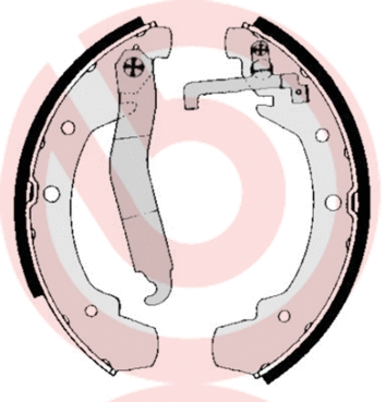 Brake Shoe Set (S 85 531)