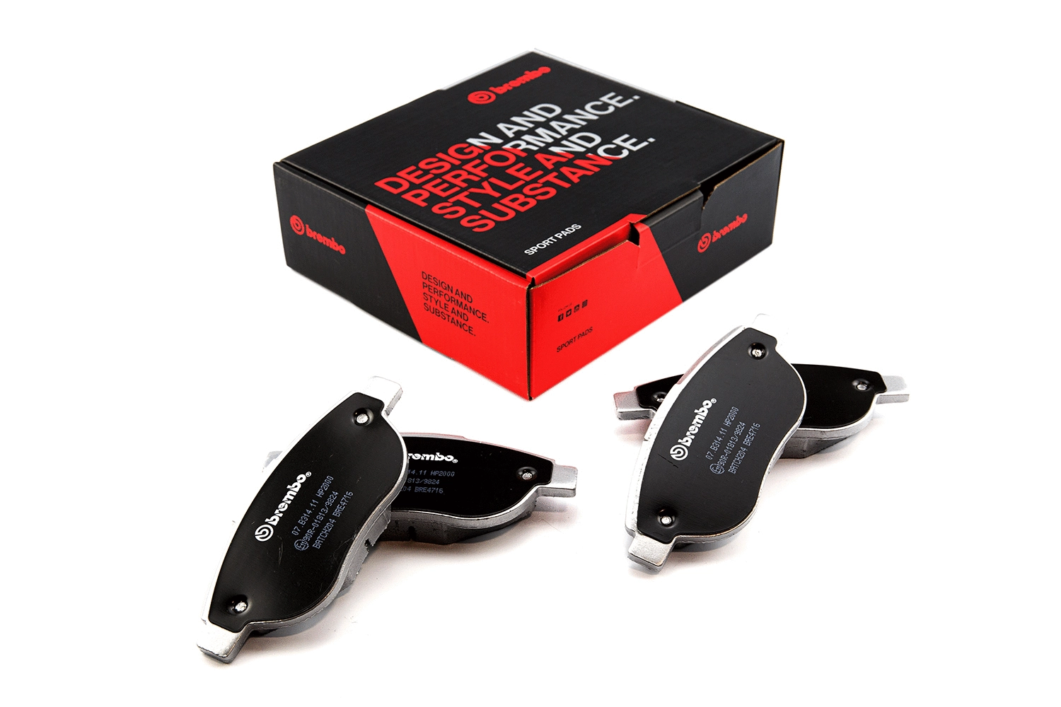 High Performance Brake Pad Set (07.B314.11)