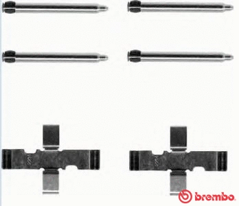 Accessory Kit, disc brake pad (A 02 248)