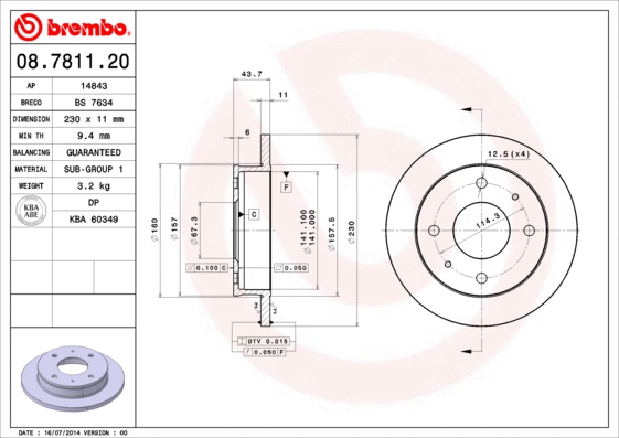 Brake Disc (08.7811.20)