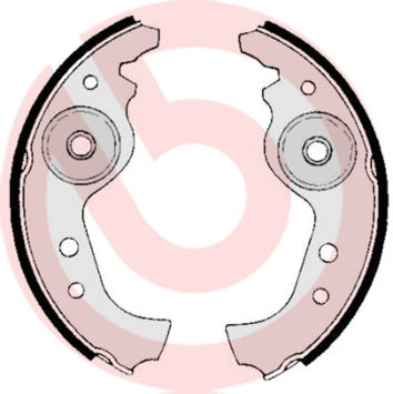 Brake Shoe Set (S 23 501)